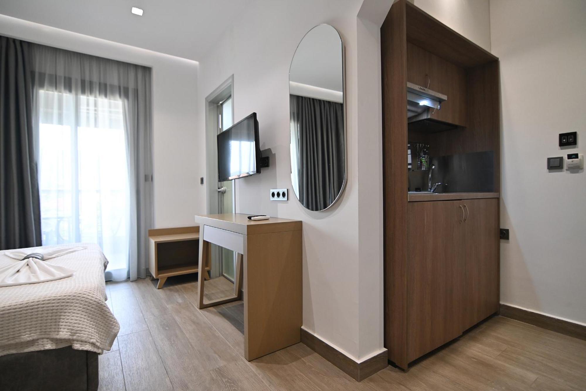 Amalia Rooms Sea View Nea Vrasna Bagian luar foto