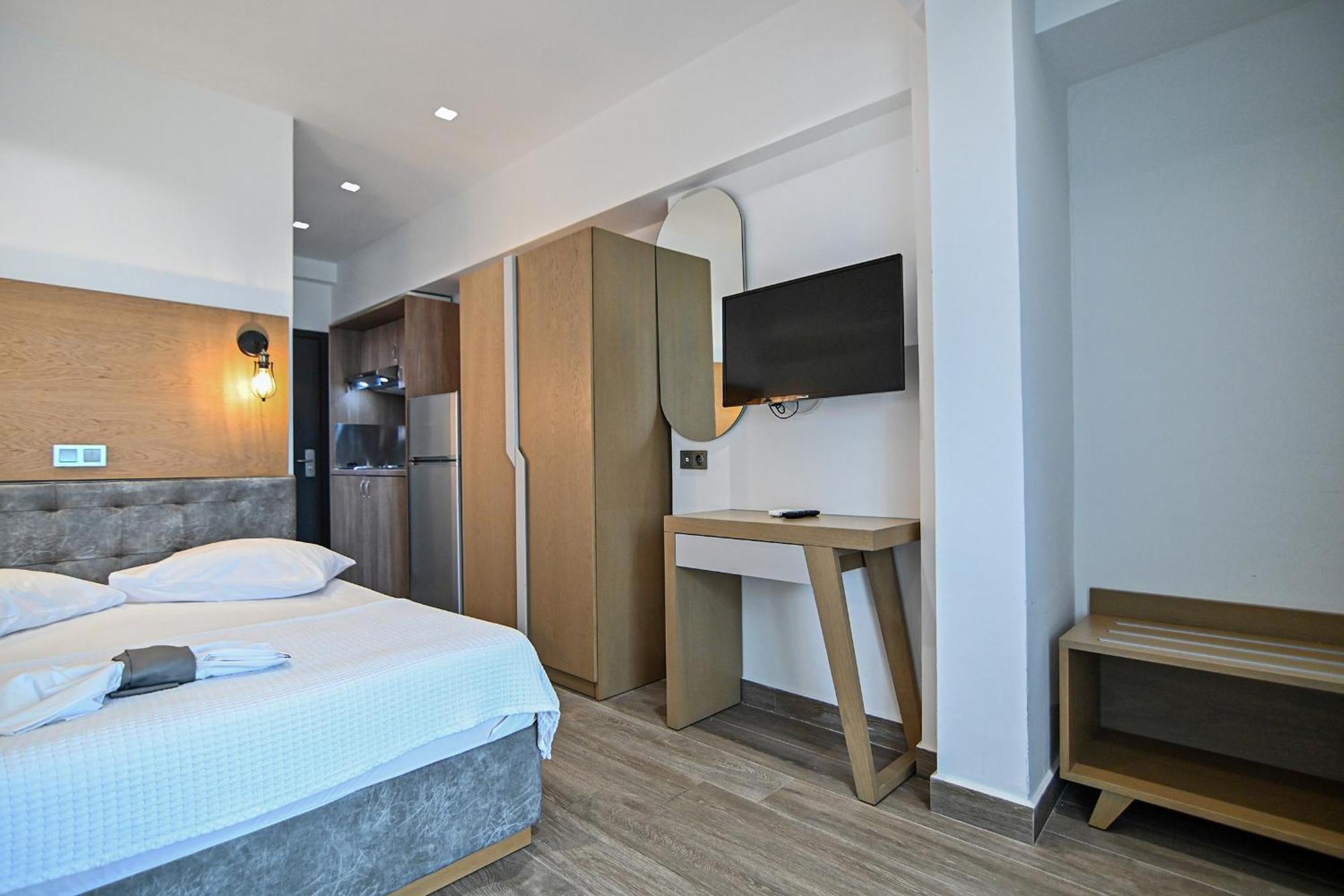 Amalia Rooms Sea View Nea Vrasna Bagian luar foto