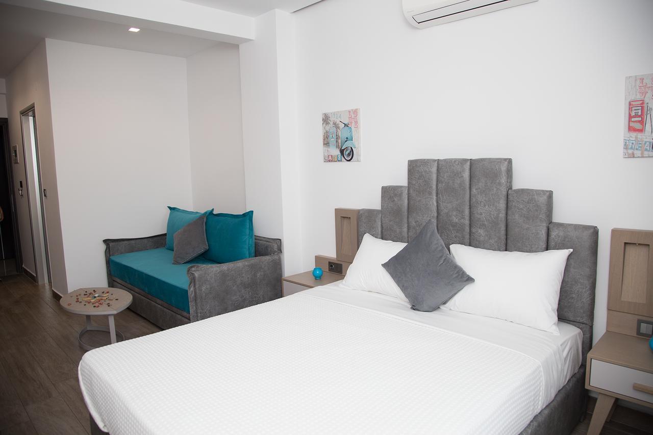 Amalia Rooms Sea View Nea Vrasna Bagian luar foto