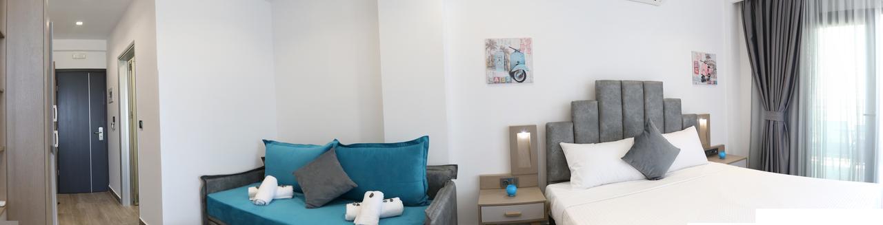 Amalia Rooms Sea View Nea Vrasna Bagian luar foto